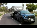 Ford F-150 Raptor Towing 5th Wheel Trailer