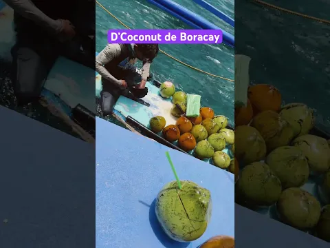 Refreshing Coconut #Boracay #diving #healthtalkbydrmike #healthyliving