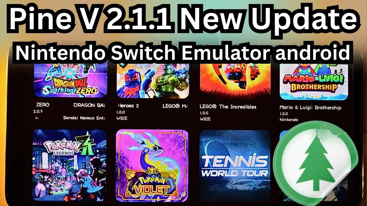 Pine V 2.1.1 New Update - Nintendo Switch Emulator android Setup Guide / Tutorial / Review