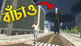 কালো ভূত 👻 Black Ghost 😶🌫️Franklin Fight Slender Man in Indian Bike Driving 3D