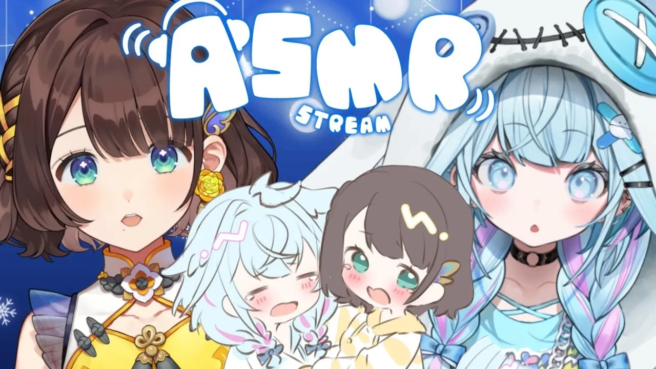 【ASMR】バイノーラル深夜雑談／freetalk #ろろめろ 【司賀りこ ／ 水宮枢】