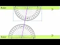 Parallel Lines with a Transversal Using a protractor and ruler
