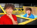Download Lagu EXTREME HIDE \u0026 SEEK IN TRAMPOLINE PARK!