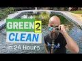 Green Swampy Pool Turned Blue in 24 Hours - Tricks of the Trade or Just Simple Water Chemistry
