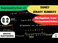 Representation Of Signed Binary Numbers Question 2 Digital Electronics