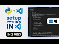 How to Setup VSCode for Python - Install Python in VSCode