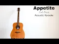 Lagu Zach Bryan - Appetite (Acoustic Karaoke)
