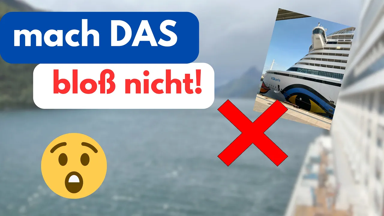AIDA Kreuzfahrt: 7 Fehler, die dich HUNDERTE Euro kosten können 🚢❌