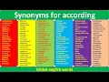 70 synonyms for according antonyms synonyms synonyms for competitive exams synonyms for TOEFL esl