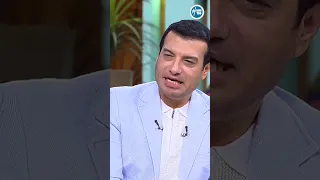 حديث ايهاب توفيق عن الاذان بصوته والاناشيد الدينية معكم مني الشاذلي 