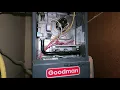 GOODMAN 80 FURNACE DIRTY FLAME SENSOR DIAGNOSE CLEAN AND INSTALL