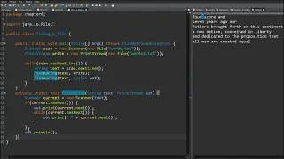 Building Java Programs CH6 File Processing reading a file editing it saving it to a new file