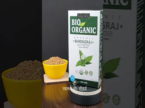 I use Bhringraj powder with Fenugreek in my hair for boost my hair growth know its benefits #shorts