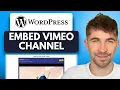 How to Embed a Vimeo Channel to Your WordPress Website 2025