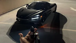 midnight taco run in a mclaren