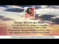MTV OBITUARIES FOR WEDNESDAY 25TH MARCH 2026