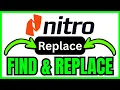 How To FIND And REPLACE Text In Nitro PDF QUICK EASY 2026