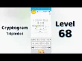 Cryptogram Tripledo Level 68 Solutions Logic Puzzle Game Mini Boss