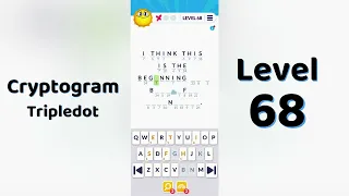 Cryptogram Tripledo Level 68 Solutions Logic Puzzle Game Mini Boss