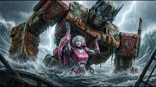 arcee u0026 bumblebee restoring destroyed optimus prime found at 3700m depth asmr