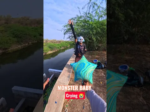 Monster Baby Is Crying 💦😭#parkour#spiderman#water#jump#support#viral#jodhpur#india#pov#funny
