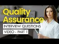 Quality Assurance Interview Questions Answers PART 1 GENERAL ADVANCED