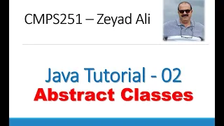 Java Tutorial-02 Abstract Classes and Intro to Interfaces