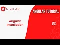 Angular Tutorial E3 Angular Installation 2023 Front End Development