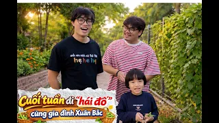 Cuối tuần đi "hái đố" cùng gia đình Xuân Bắc