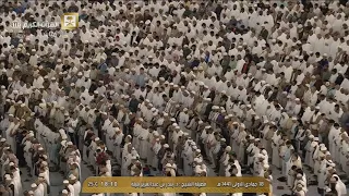 صلاة المغرب من الحرم المكي           ه الشيخ بندر بليلةمن سورة النجم دندنها