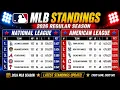 MLB Standings Today Baseball standings today July 22 2026 AL NL All Division Rankings