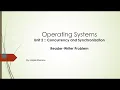 Part 9 Reader Writer Problem Concurrency Synchronization OS Operating system