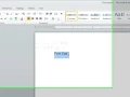 Change font size using grow font and shrink font