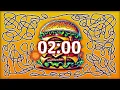 2 Minute Cartoon Style Burger Timer Bomb