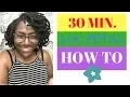 30 minute Loc Petal Tutorial No rubberbands needed