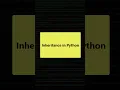 Inheritance in Python