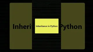 Inheritance in Python
