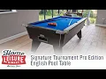 Signature Tournament Pro Edition English Pool Table