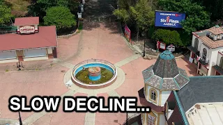 Footage Over Abandoned Six Flags America in Maryland June 2026