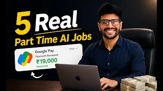 5 Best Part-Time AI Jobs | Legit Work From Home | AI Data Annotation Jobs | Don't Miss 🔥