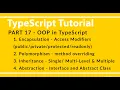 Part 17 - TypeScript OOP