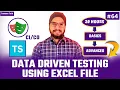 Playwright TypeScript Data Driven Testing in Playwright with TypeScript Using EXCEL File