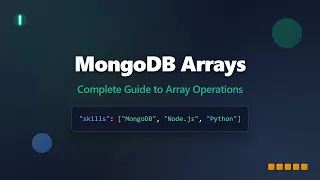 MongoDB Arrays Store Query Update Array Data Like a Pro