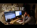 Download Lagu (3 AM) 3 HR STUDY WITH ME | med school final exam cram :') 50/10 pomodoro