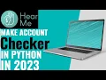 Make Account Checker In Python