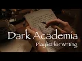 Lagu Dark Academia Playlist for Writing in harmony with the falling rain