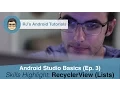 How to display a list using RecyclerView - Android Tutorials