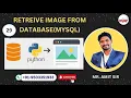 How to Retrieve Image from Database MySQL using Flask Python Full Tutorial
