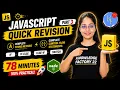 Complete JS Strings methods Control Flow in 78 Mins Node js Prep Part 3