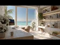 Deep productivity ocean view - calm work environment